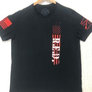 Grunt Style RED Friday T-Shirt Patriotic USA Flag Graphic Tee XXLarge‎